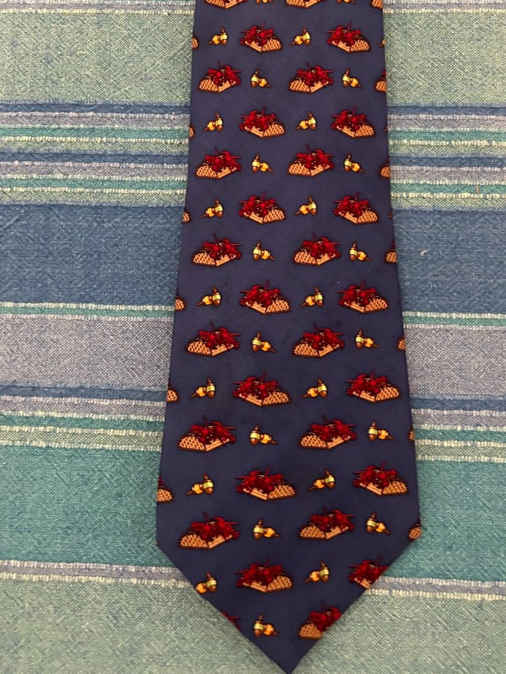 Nautica Lobster/Trap Silk Tie